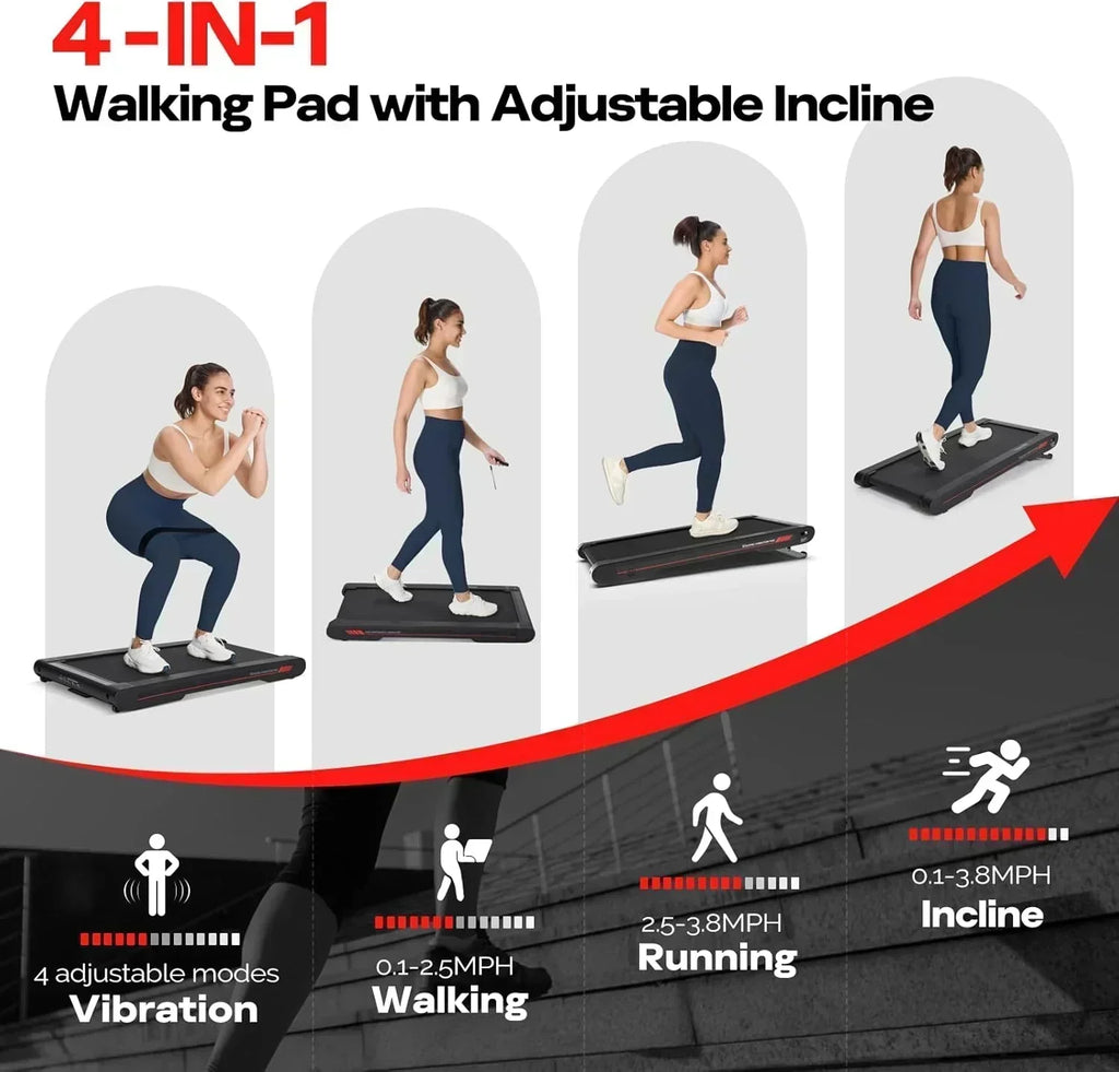 Sperax Walking Vibration Pad with APP 3 in 1 Under Desk Treadmill Walking Treadmill Pad wourant
