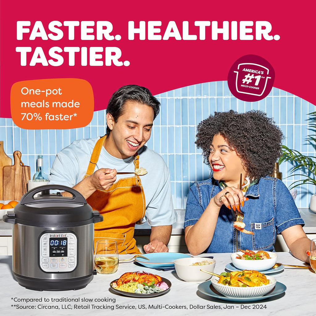 Instant Pot Duo 7 in 1 Electric Pressure Cooker Slow Cooker Rice Cooker Steamer Sauté Pan wourant