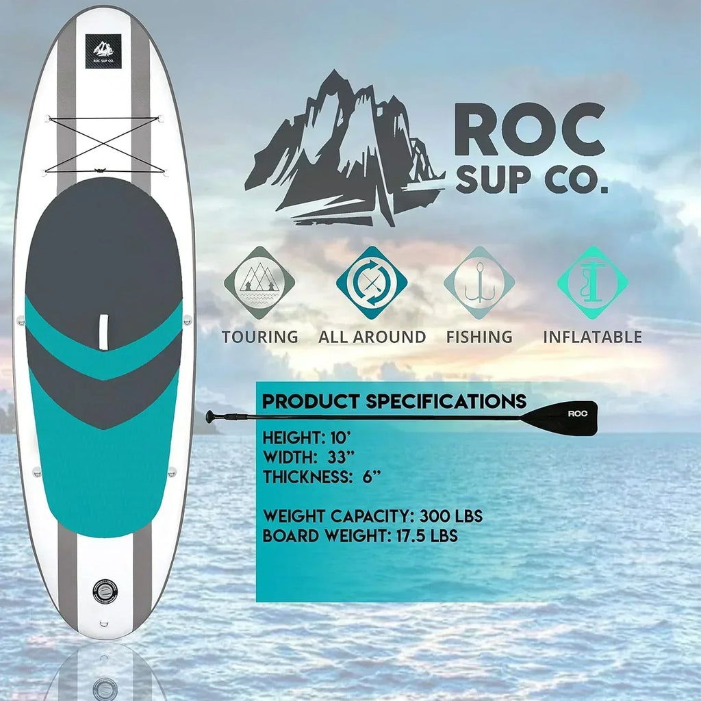 ROC inflatable stand-up paddle board high-quality SUP paddle board accessories wourant
