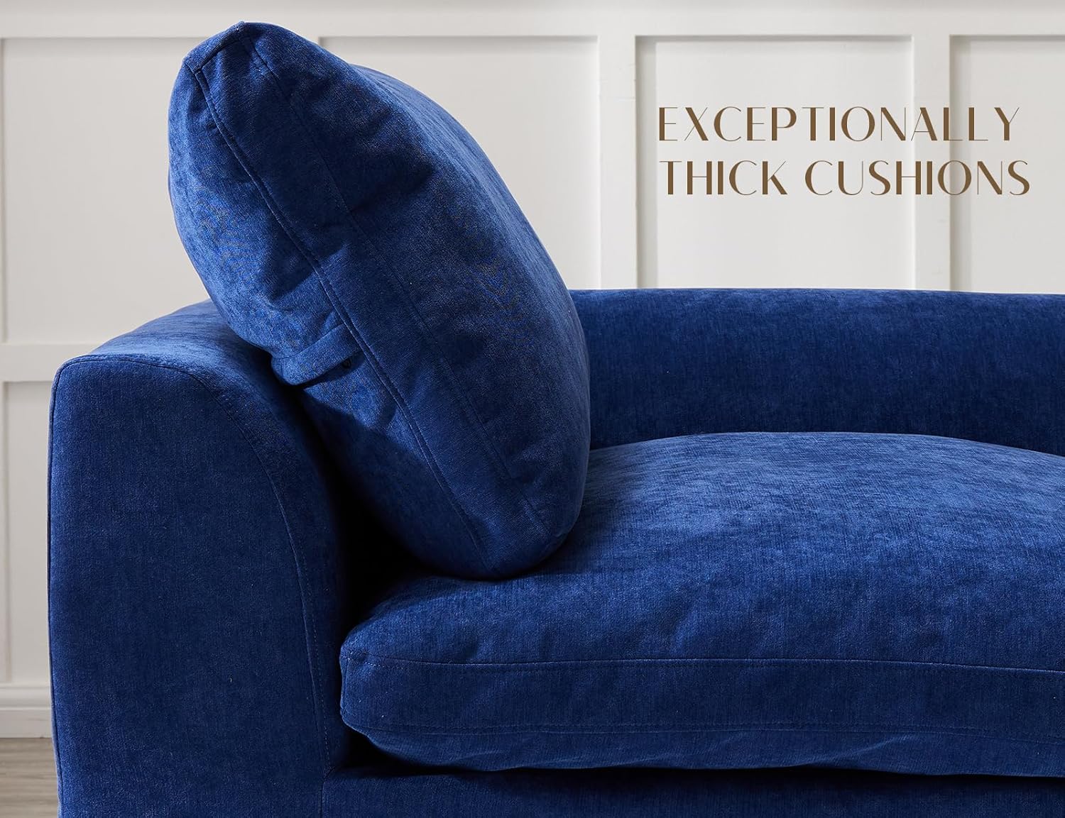110 inch cloud sectional sofa for living room convertible L-shaped sofa 3 seater sectional sofa wourant