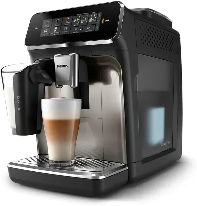 Fully automatic espresso machine 6 hot and iced beverages with ceramic grinder wourant