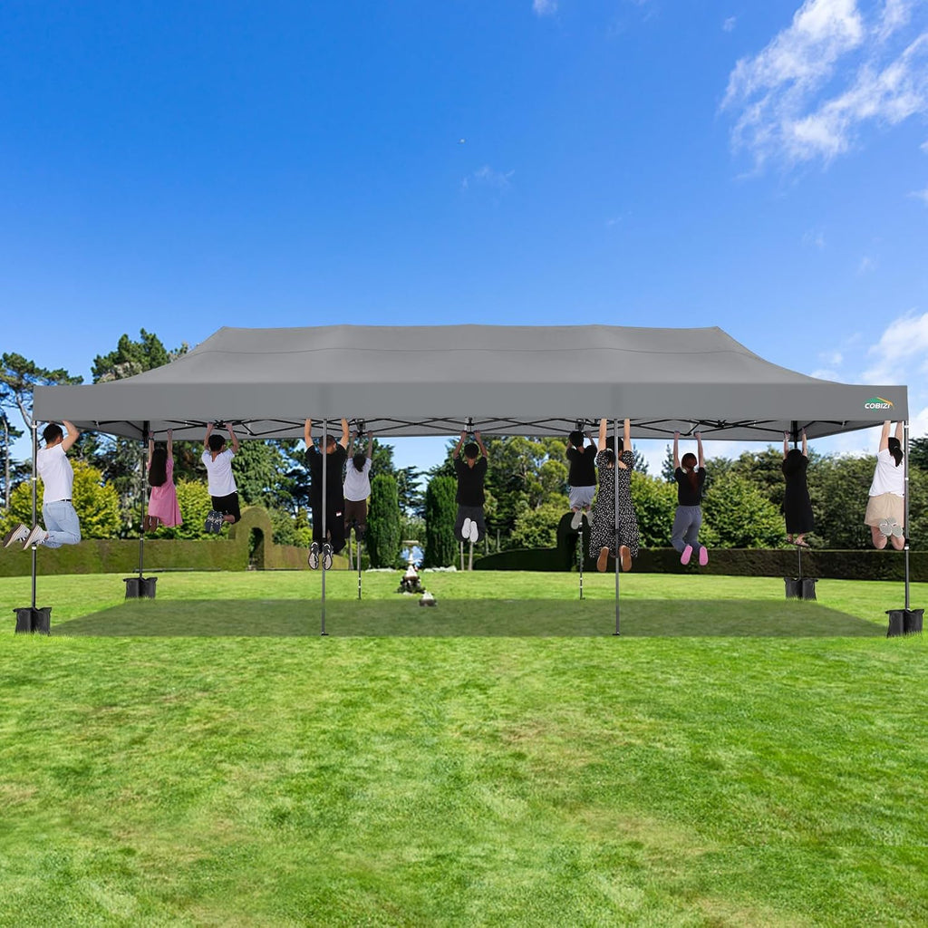 COBIZI 10x20 Heavy Duty Pop up Canopy Tent 6 sidewalls Commercial Canopy Wedding Party Tents wourant
