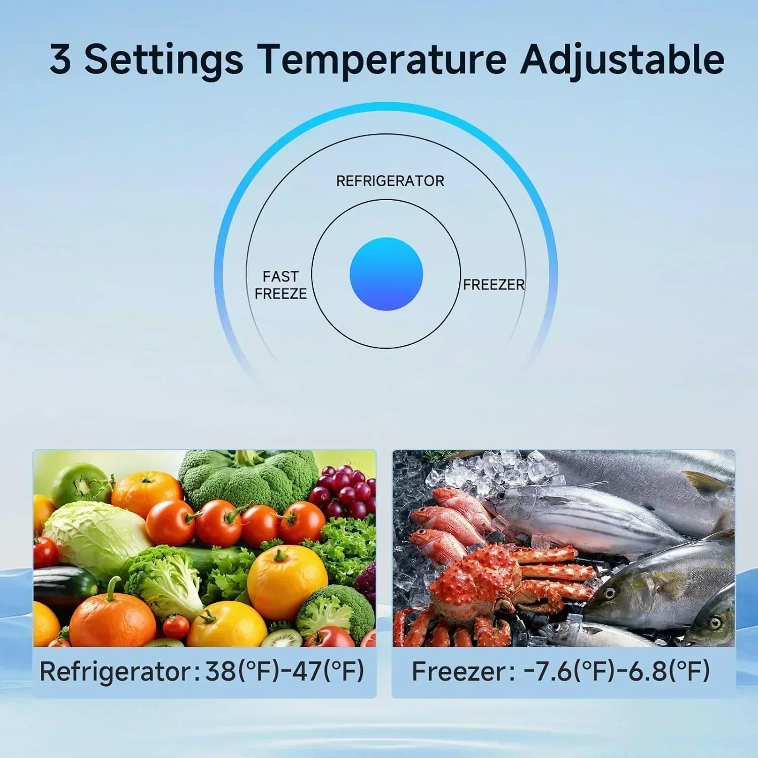 BANGSON Upright Freezer 7.0 Cu.ft Stand Up Freezer Convertible Upright Freezer/Refrigerator wourant