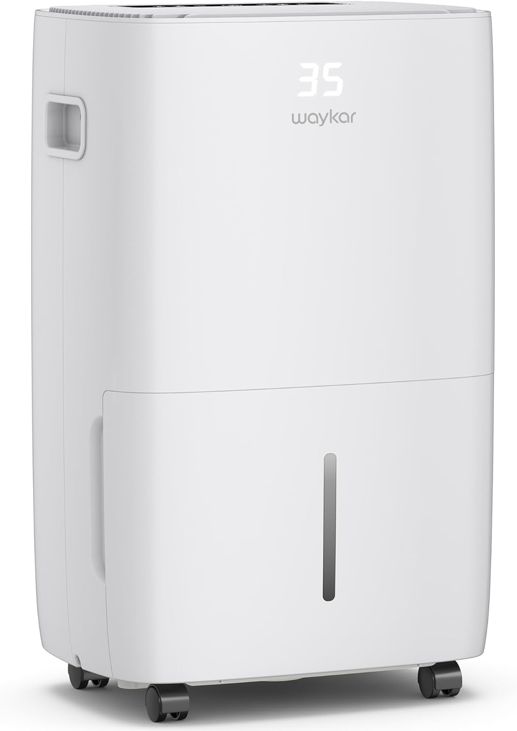 Waykar 2000 Sq. Ft Dehumidifier for Home and Basements, with Auto or Manual Drainage, 0.66 Gallon Water Tank Capacity wourant