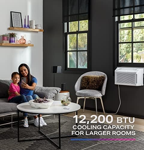 PHNT10CC Clearview Air Conditioner 10,300, Inverter Technology, Ultra Quiet, Medium Rooms up to 450 Sq. FT, Full Window View with Easy Installation, Energy-Efficient Cooling, 10300 BTU, White wourant