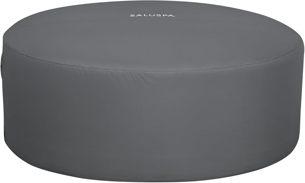 Bestway SaluSpa Miami EnergySense AirJet Inflatable Hot Tub Spa (71" x 26") | Portable Hot Tub with 2 Covers (1 Energy-Efficient Thermal Cover and 1 Standard Cover) | Fits Up to 2-4 Persons | Black wourant