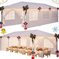HOTEEL 10x30 Party Tent with 8 Removable Sidewalls for Parties, Weddings, BBQ wourant