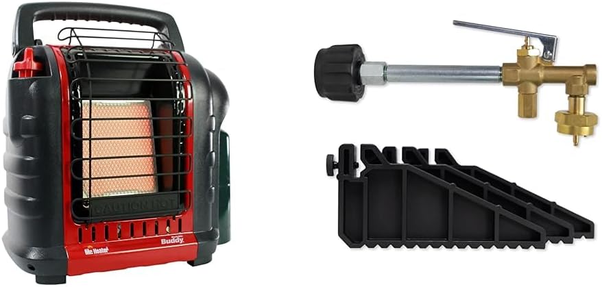 Portable Propane Radiant Heater, 4,000-9,000 BTU, for campers, workshops, patios, and more wourant
