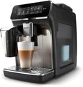 Philips Series 3300 Fully Automatic Espresso Coffee Machine - 6 Hot & Iced Drinks, LatteGo Milk System, 40% Quieter SilentBrew, Ceramic Grinder, Aquaclean Filter, Glossy Black (EP3341/50) wourant