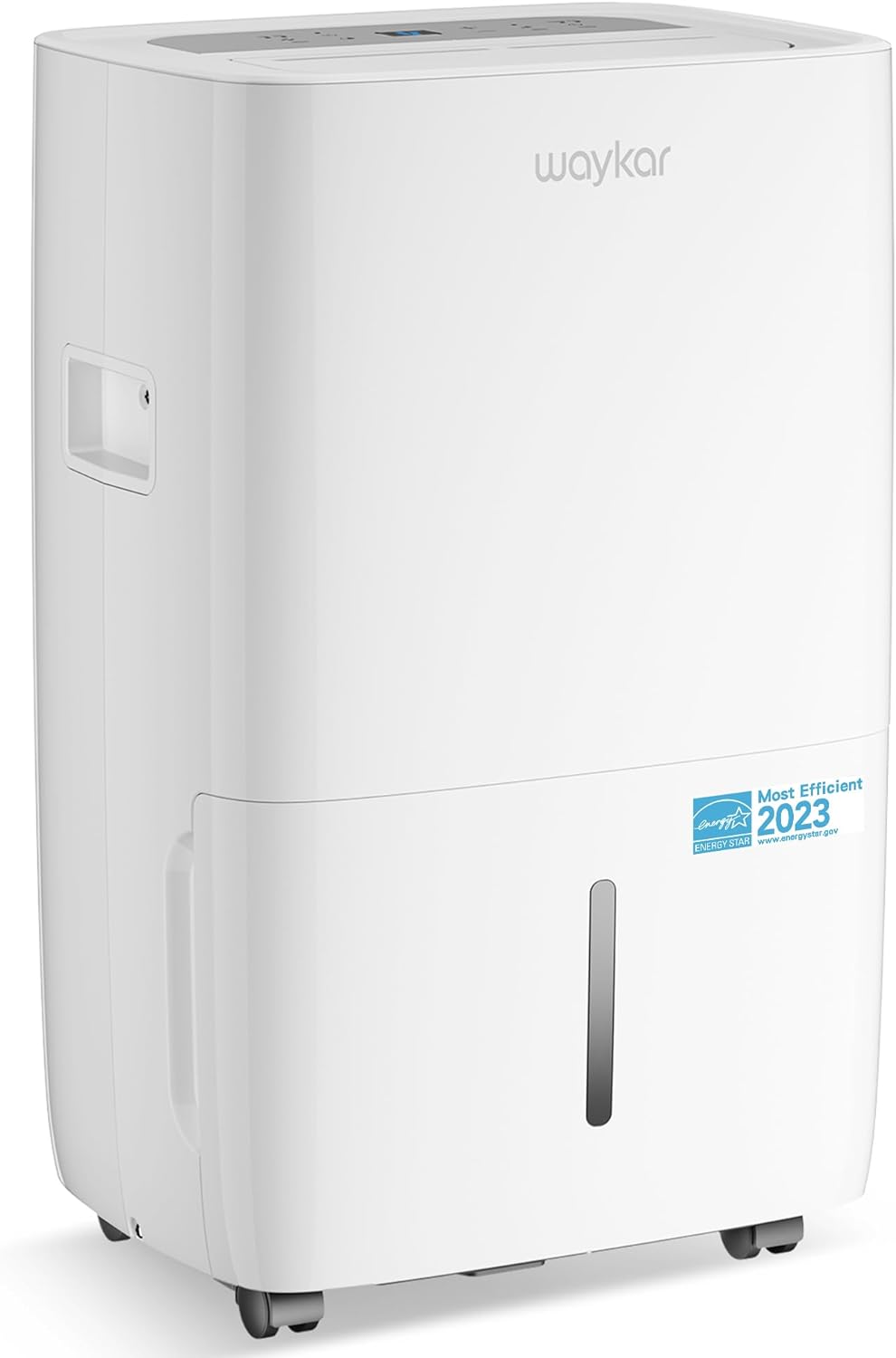 Waykar 2000 Sq. Ft Dehumidifier for Home and Basements, with Auto or Manual Drainage, 0.66 Gallon Water Tank Capacity wourant