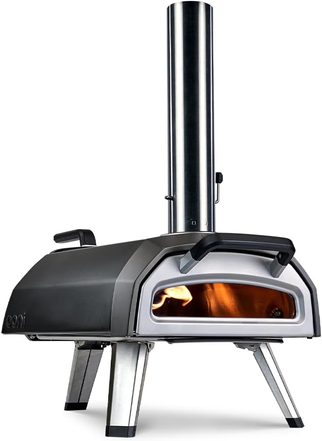 Ooni Karu 2 Multi-Fuel Outdoor Pizza Oven - Wood and Gas Outdoor Pizza Oven with Pizza Stone wourant