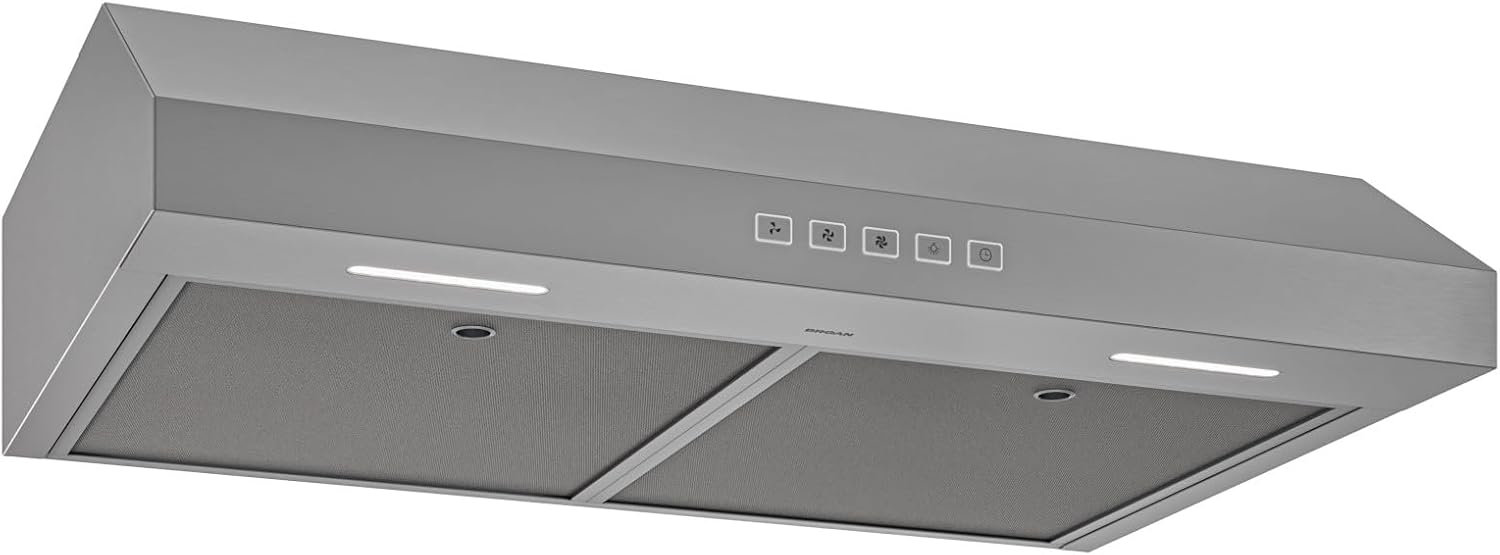 Broan-NuTone Three-Speed Glacier Undercabinet Range Hood with LED Light, ADA Compliant wourant