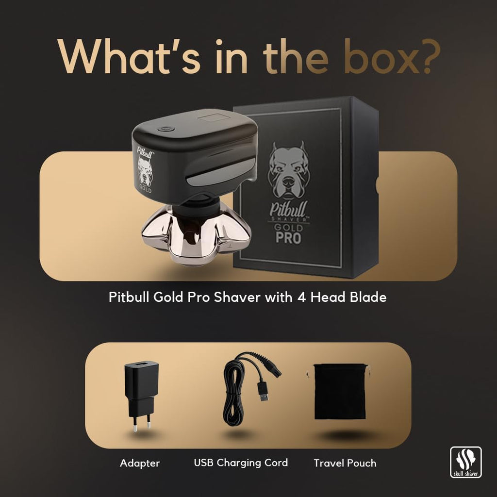 Pitbull Gold PRO Electric Head and Face Shaver wourant