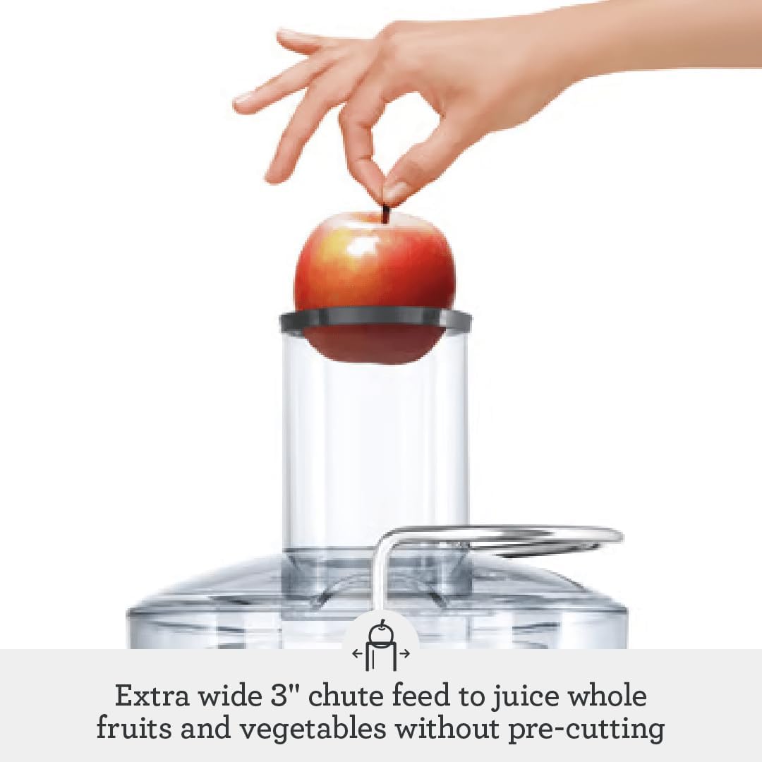 Breville BJE200XL Juice Fountain Compact Centrifugal Machine 25 fl oz Silver wourant