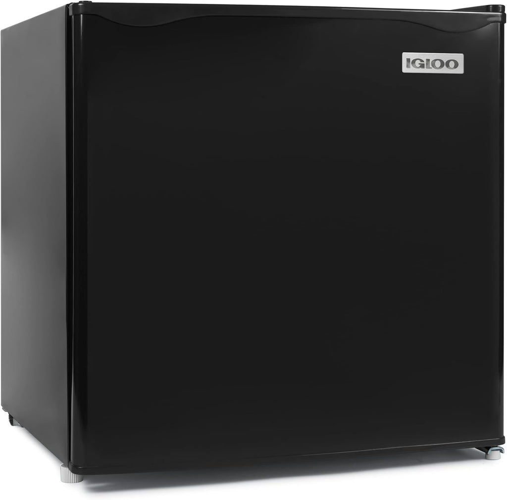Igloo 3.2 Cu.Ft. Mini Fridge with Freezer - Single Door Compact Refrigerator with Glass Shelves for Homes