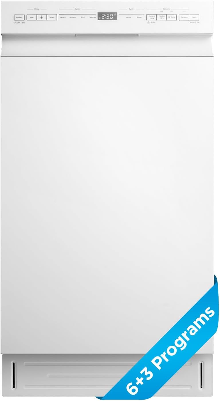 Midea MDF18A1AST Built-in Dishwasher with 8 Place Settings, 6 Washing Programs wourant