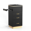 OmySalon Salon Storage Station Barber Stations Beauty Salon Spa Equipment with 3 Drawers wourant