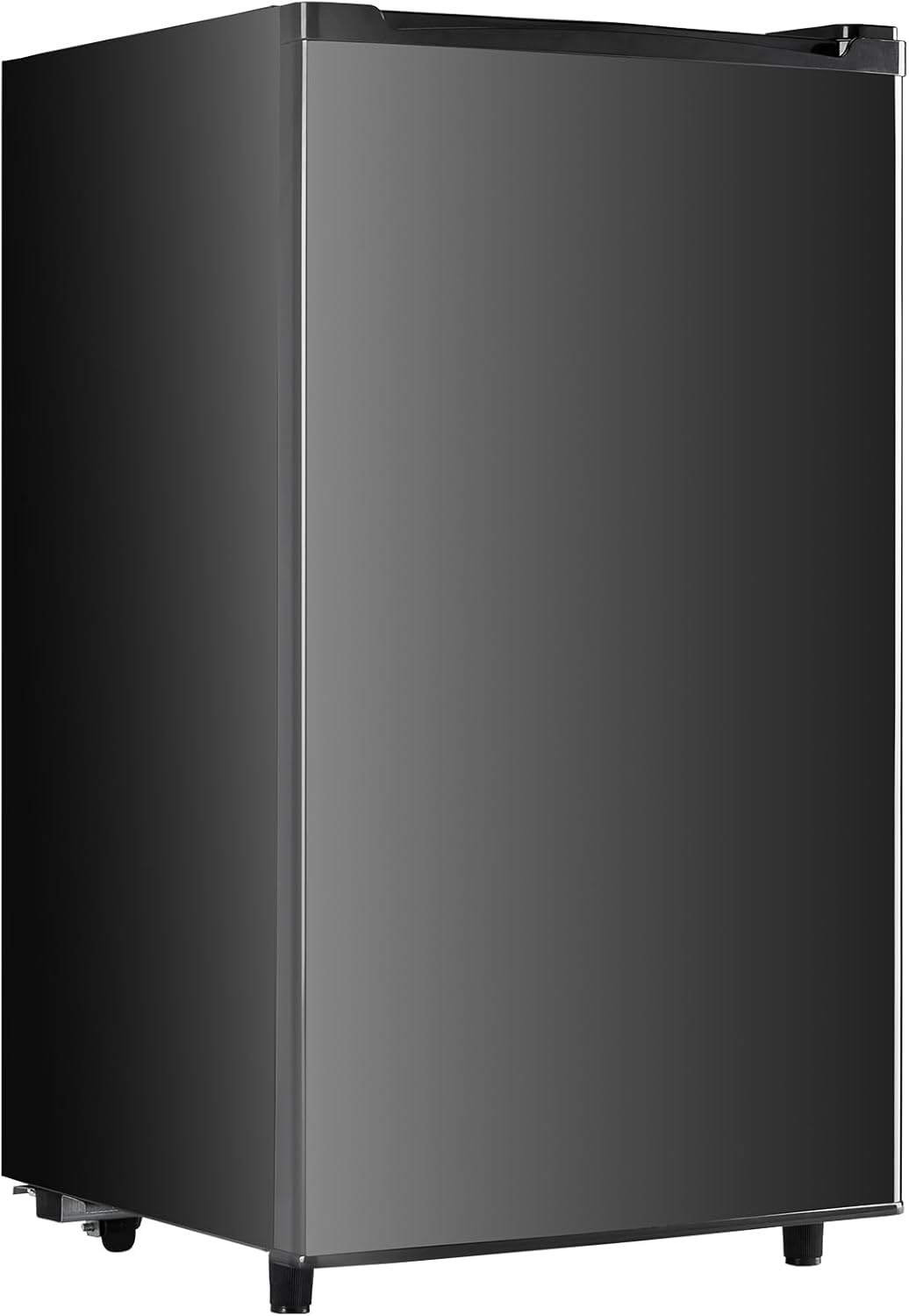 Sweetcrispy 3.2 Cu.Ft Mini Fridge with Freezer Small Refrigerator Single Door Adjustable Thermostat Energy-efficient Low Noise, Compact Fridge for Bedroom, Office, Dorm (Black) wourant