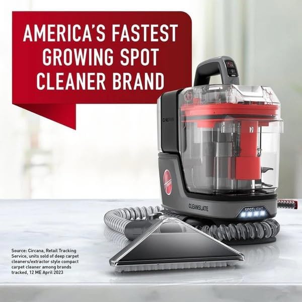 Hoover CleanSlate Plus Portable Carpet & Upholstery Spot Cleaner with Powerful Suction and Multiple Tools wourant
