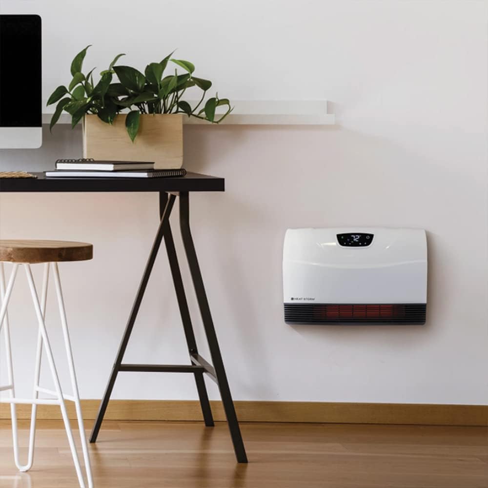 Heat Storm HS-1500-PHX-WIFI Infrared Heater, Wifi Wall Mounted wourant