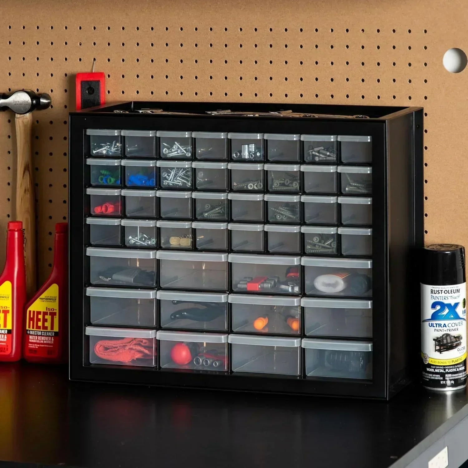IRIS USA Screw Tool Organizer Small Parts Cabinet Chest Storage Drawers Organization Toolbox wourant