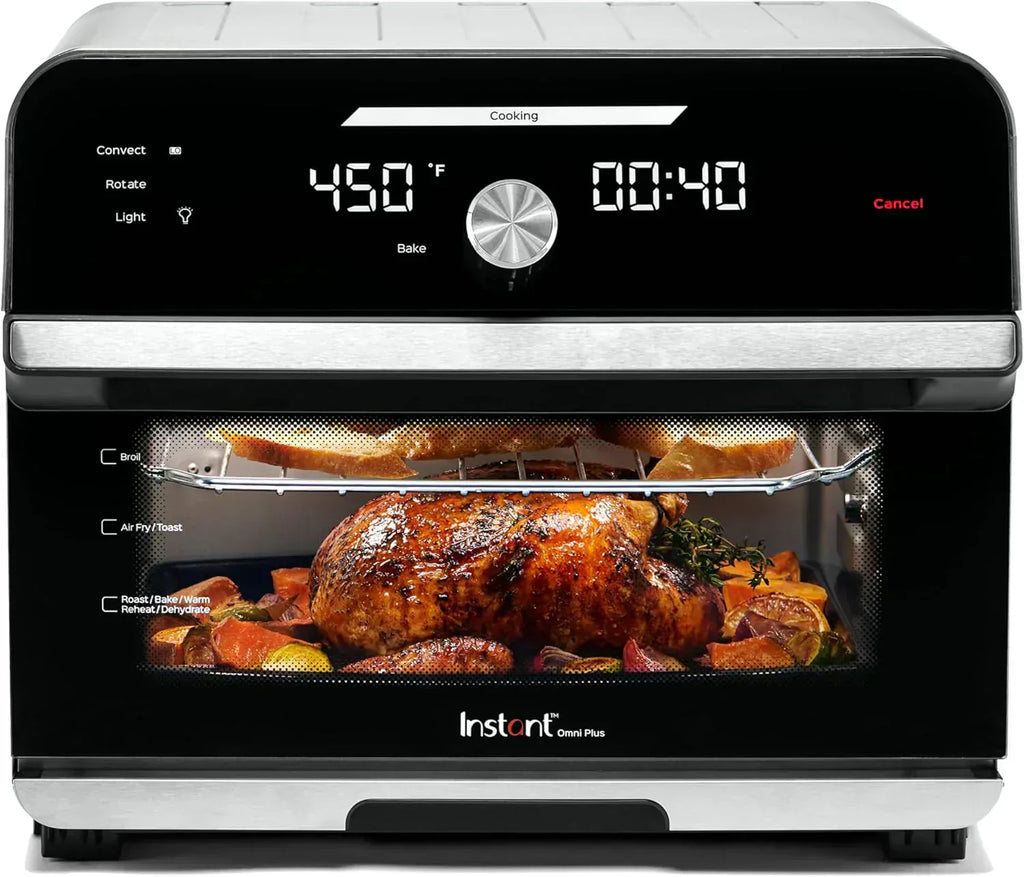 Instant Pot Omni Plus 19QT/18L Toaster Oven Air Fryer 10-in-1 Functions Fits 12" Pizza Crisp Broil wourant