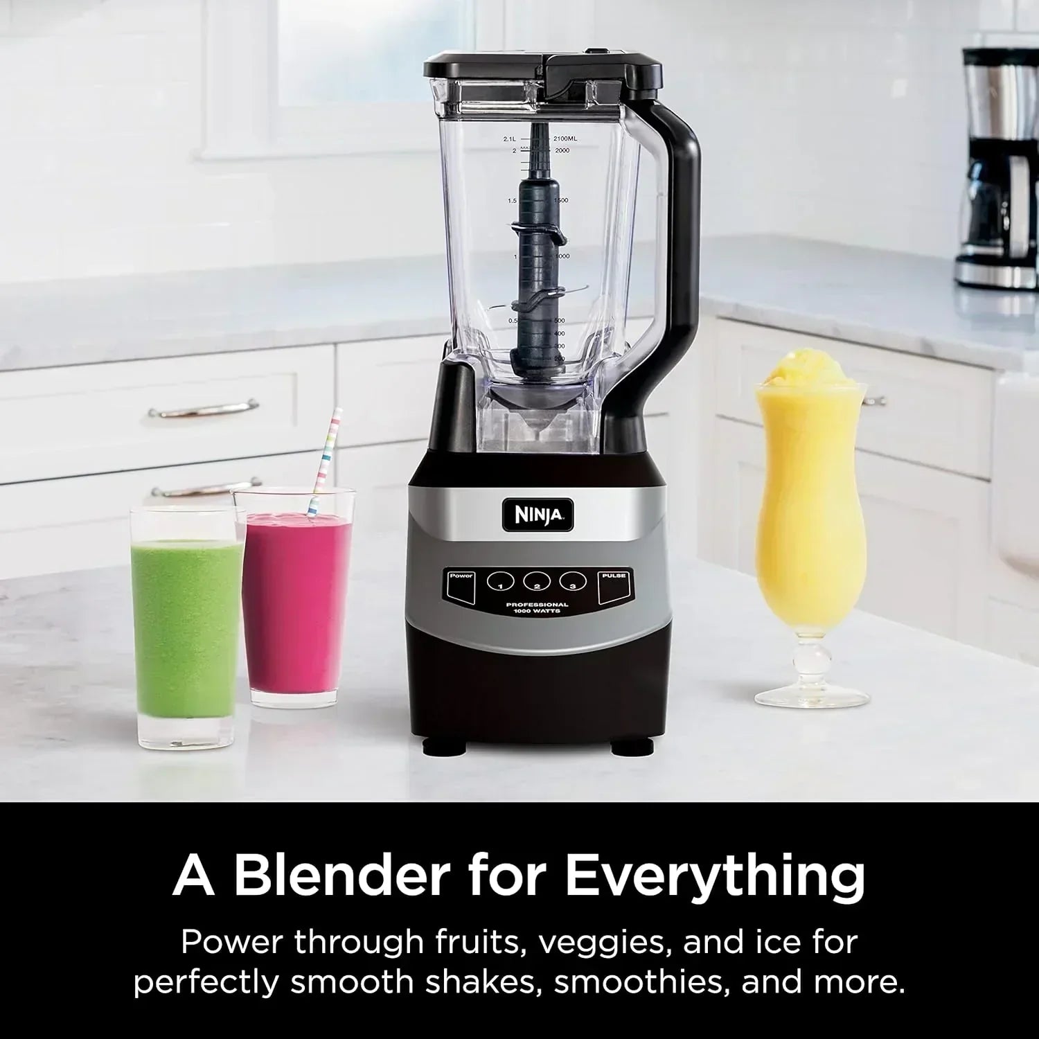 Ninja BL610 Professional 72 Oz Countertop Blender 1000-Watt Base Total Crushing Technology wourant