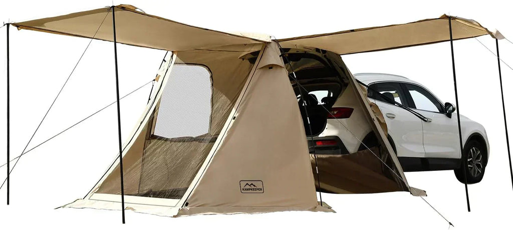 KAMPKEEPER SUV Car Tent Tailgate Shade Awning Tent for Camping Vehicle Camping Tents wourant