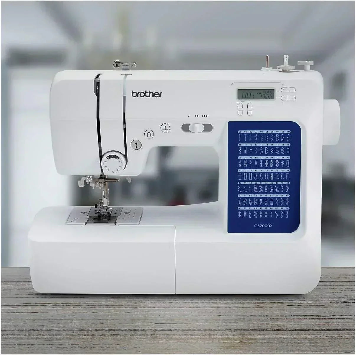 Brother CS7000X Computerized Sewing and Quilting Machine 70 Built-in Stitches LCD Display wourant