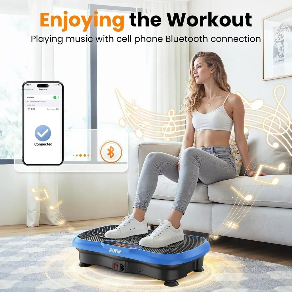 AXV Vibration Plate Fitness Platform Trainer Suitable for men and women to lose weight wourant