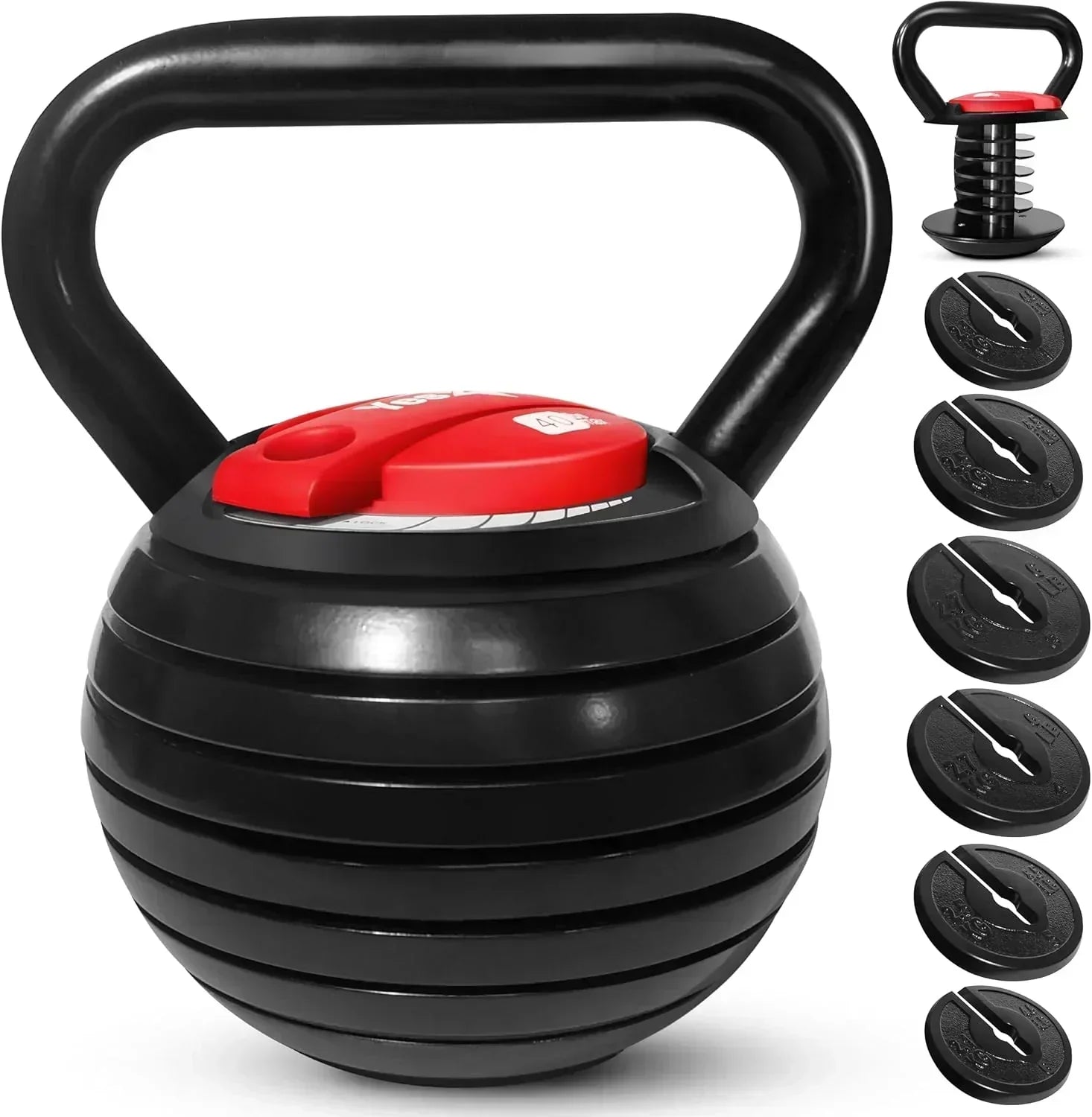 Yes4All Adjustable Kettlebell Kettle Grip Kettlebell Handle Convert to Kettlebells Weight Set wourant
