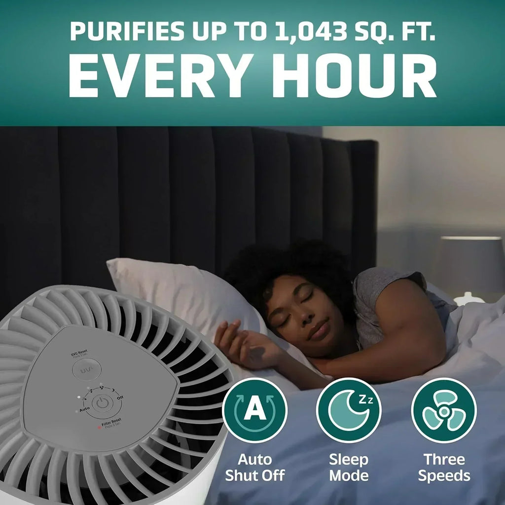 Air Purifier for Home for Wildfire Smoke Pets Pollen Odor Large Rooms Up To 1043 Sq. Ft wourant