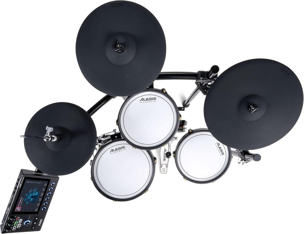 Alison Strata Prime Electronic Drum Set with Touch Screen Dual Area Grid Head wourant