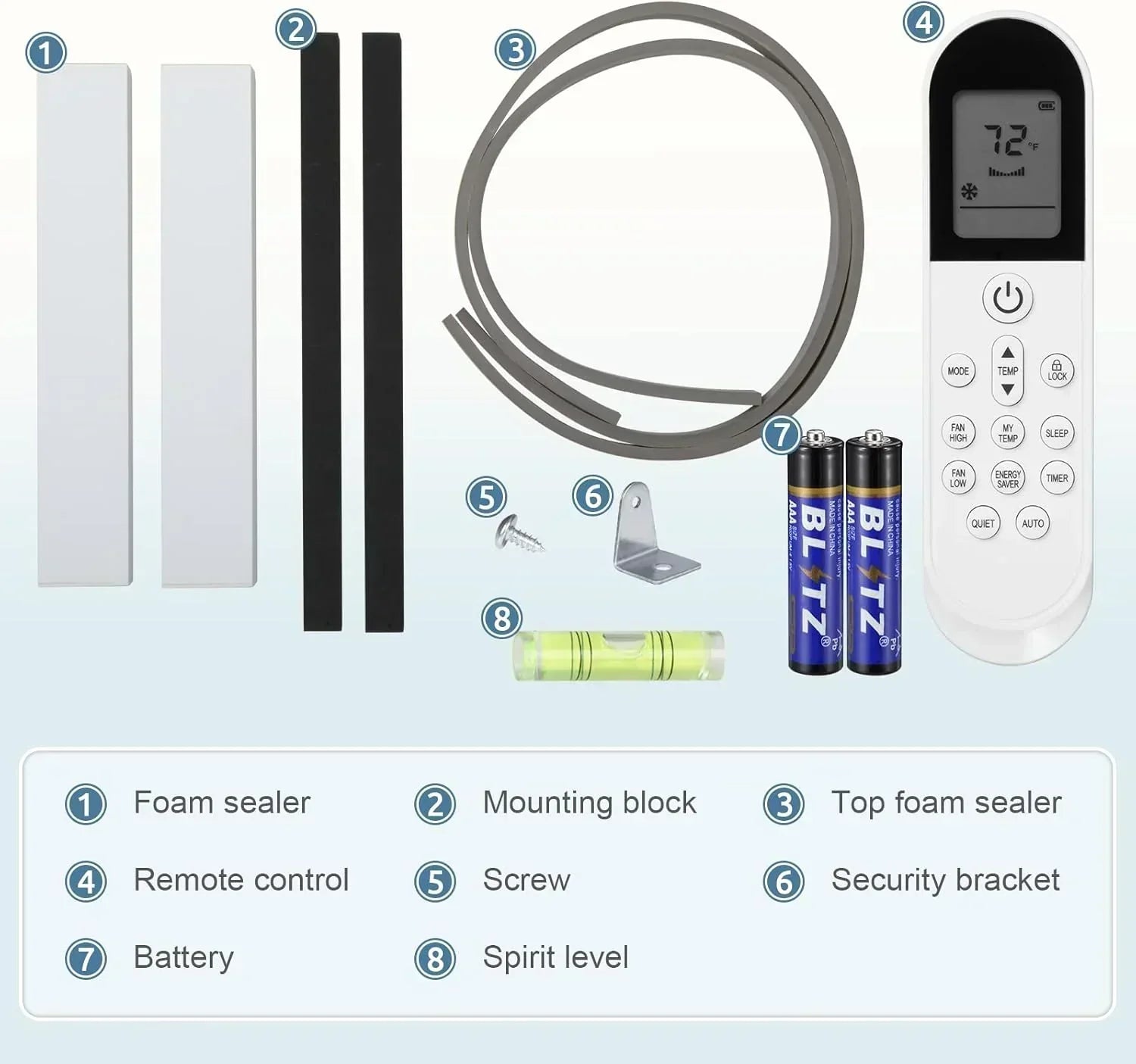 Antarctic Star 12,000 BTU U-Shaped Window Air Conditioner Unit Cools up to 550 Sq.Ft. with 6 Modes wourant