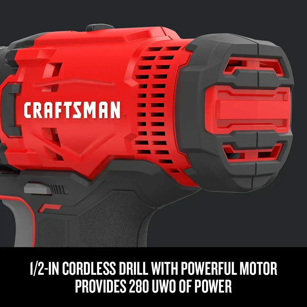V20 MAX Cordless Drill and Impact Driver Power Tool Combo Kit with 2 Batteries and Charger wourant