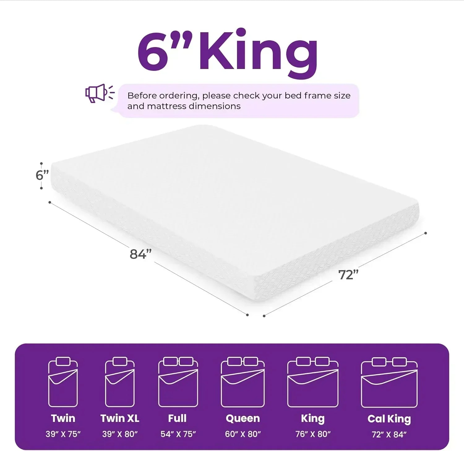 GAESTE 8-inch Fully Cooling Gel Memory Foam Mattress Mattress-in-a-Box wourant