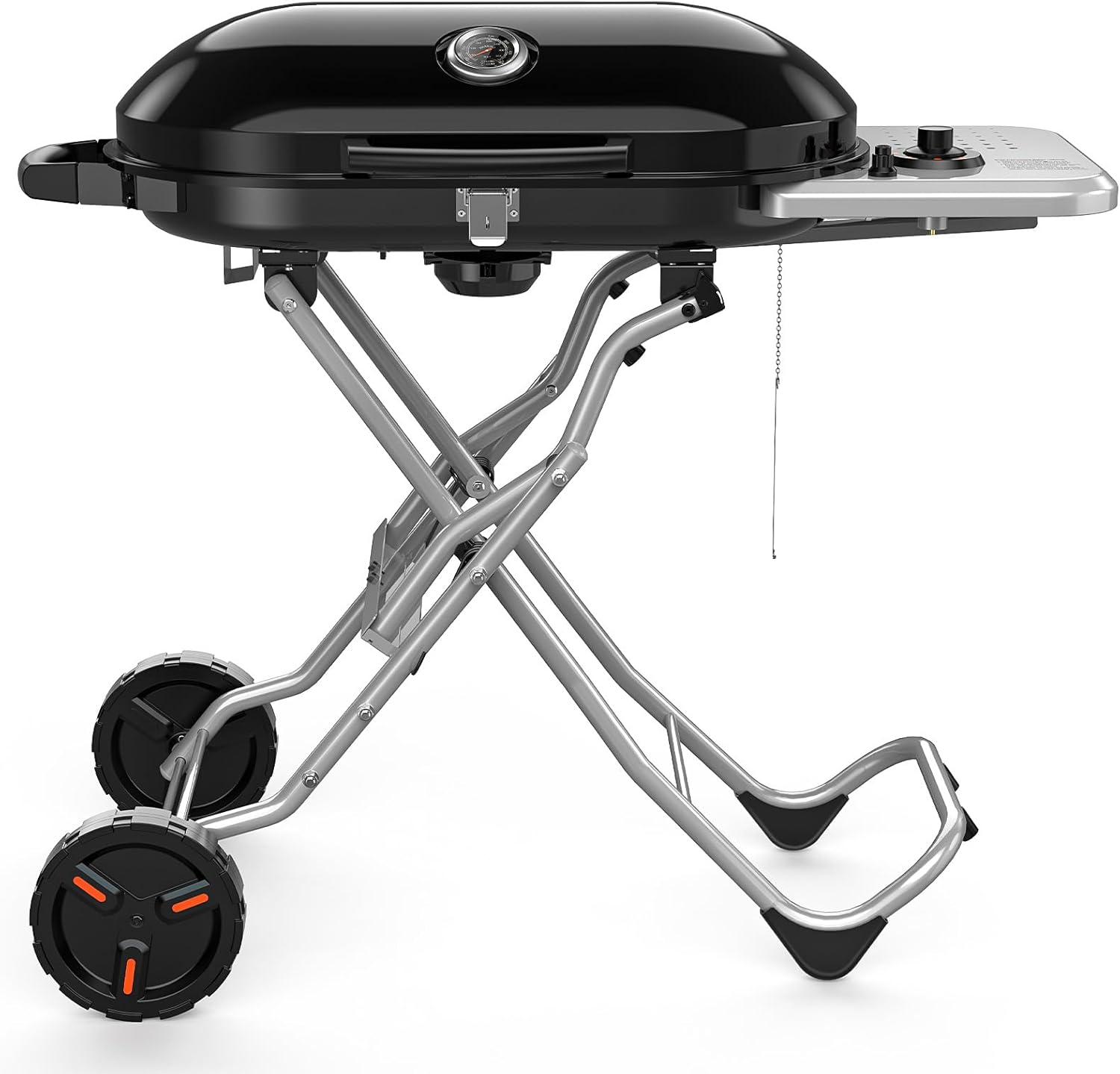 Propane Gas Grill 2 Burner Grill with Cast Iron Skillet and Grate Combo wourant