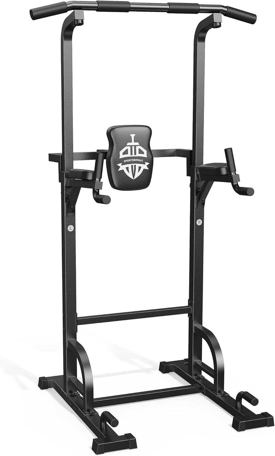 Sportsroyals Power Tower Pulp Up Bar Station, 450 lbs stable suspended immersion tilt station wourant