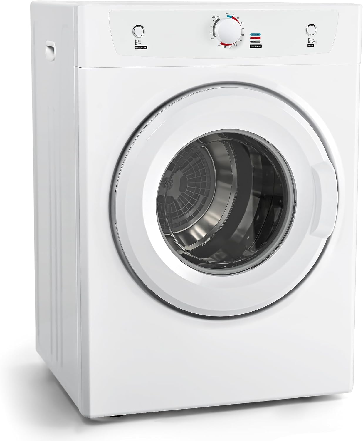 Euhomy Dryer, 3.5 Cu. Ft. 1500W Clothes Dryer, Stainless Steel Tumble Dryer wourant