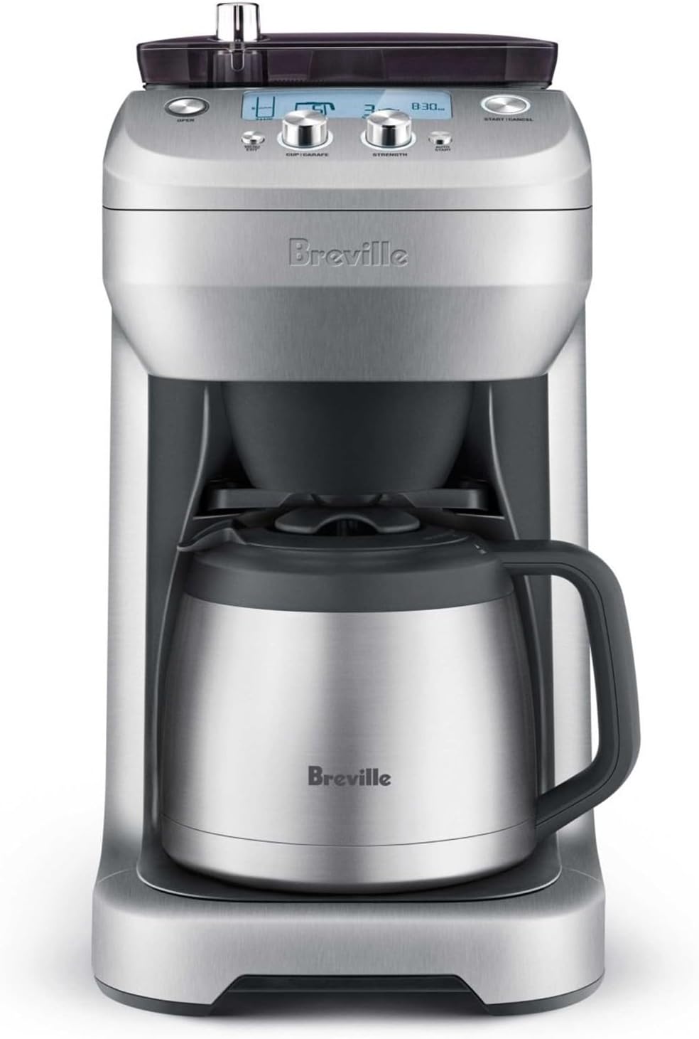 Breville BDC650BSS Grind Control Coffee Maker With Grinder, Brushed Stainless Steel, Thermal Carafe woonhhop