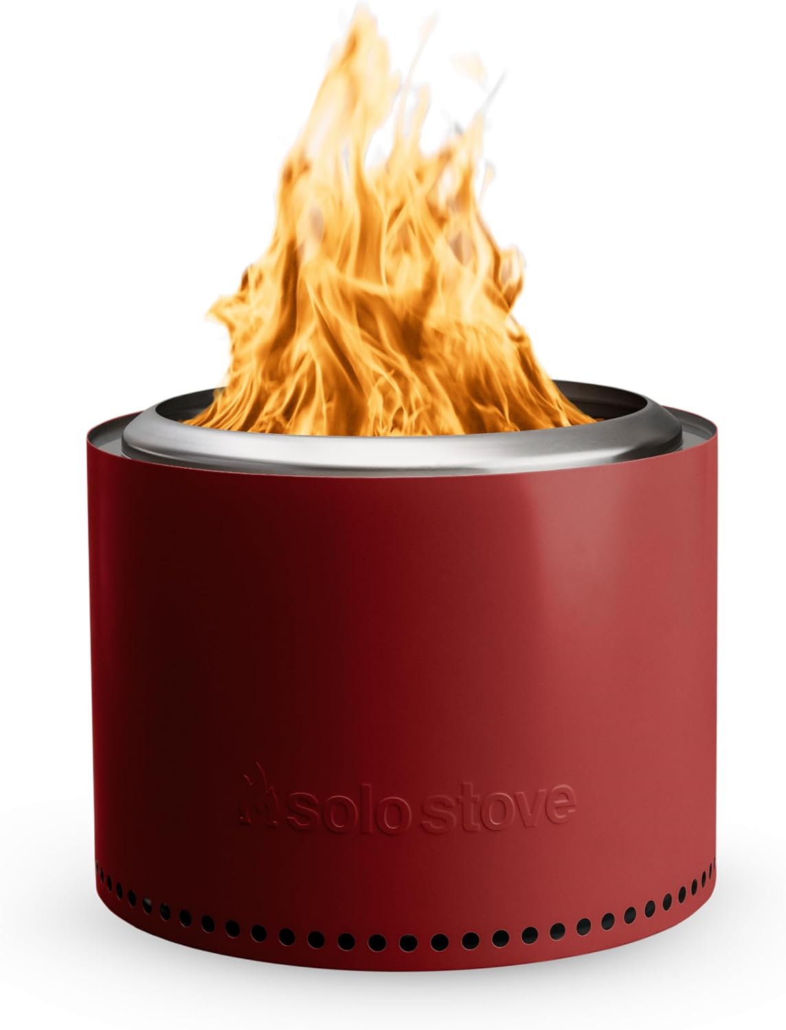Solo Stove Bonfire 2.0 with Stand, 19.5 Inch Smokeless Fire Pit with Removable Ash Pan - Portable Outdoor Fire Pit - Stainless Steel Wood Burning Fireplace, Ideal for 4-6 People, 21.75 lbs wourant