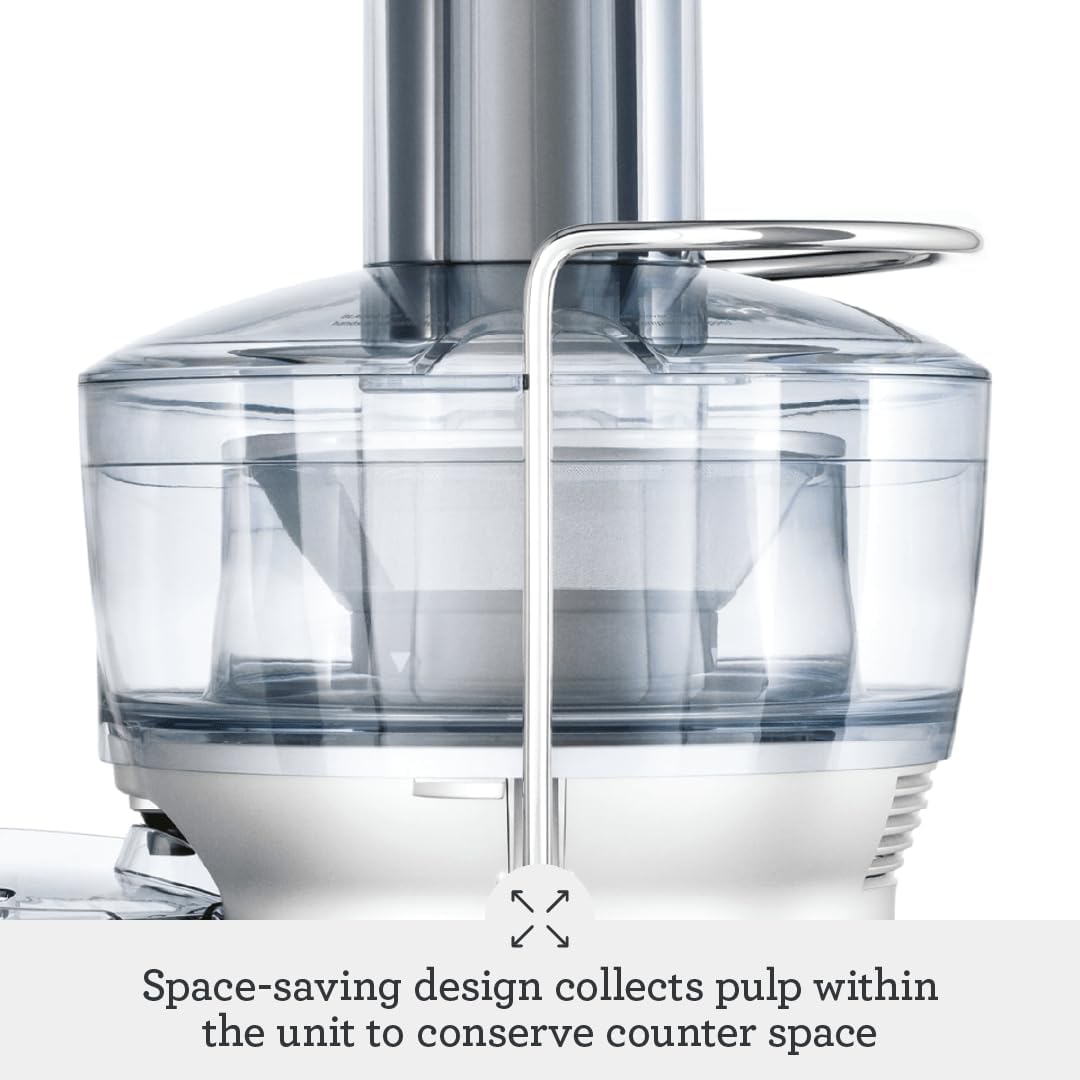 Breville BJE200XL Juice Fountain Compact Centrifugal Machine 25 fl oz Silver wourant