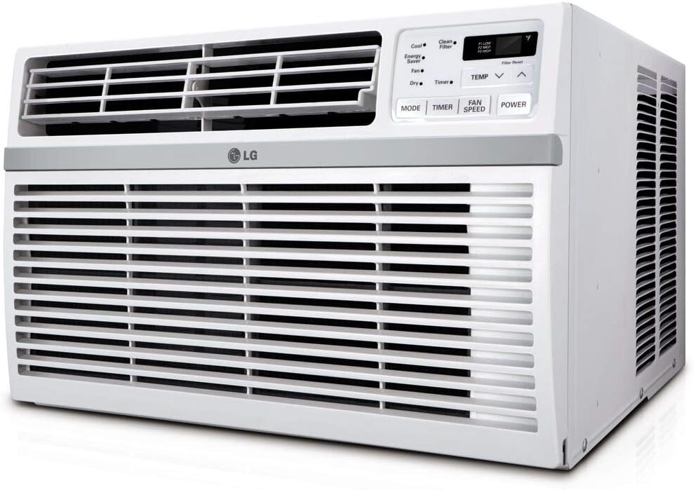 LG 6,000 BTU Window Air Conditioner, 115V, Cools 250 Sq.Ft. for Bedroom, Den wourant
