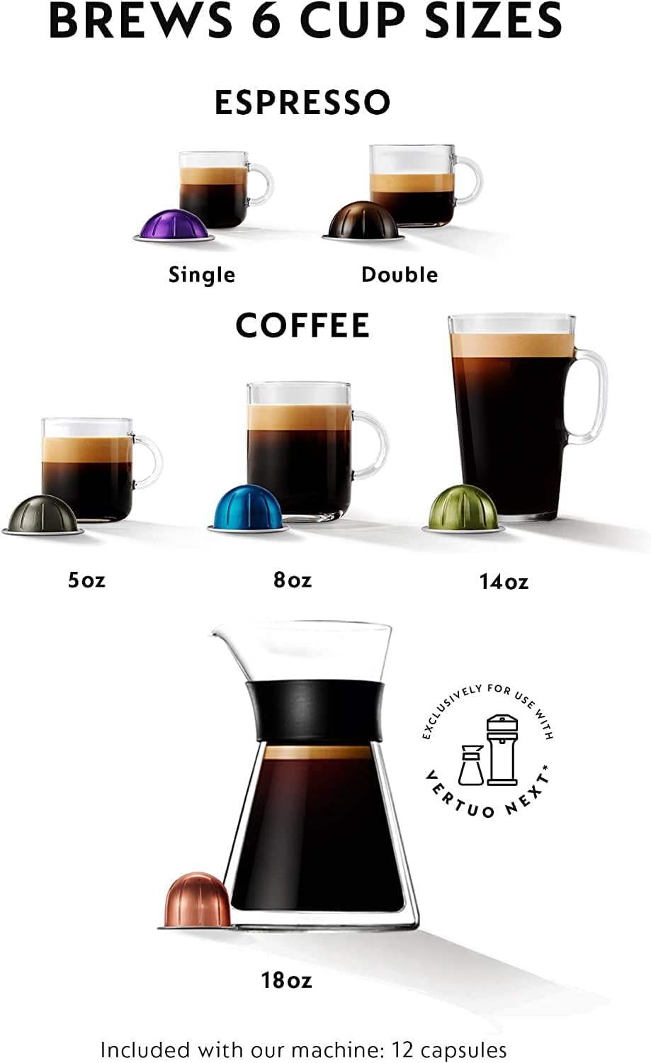 Nespresso Vertuo Next by De’Longhi White Coffee & Espresso Machine wourant