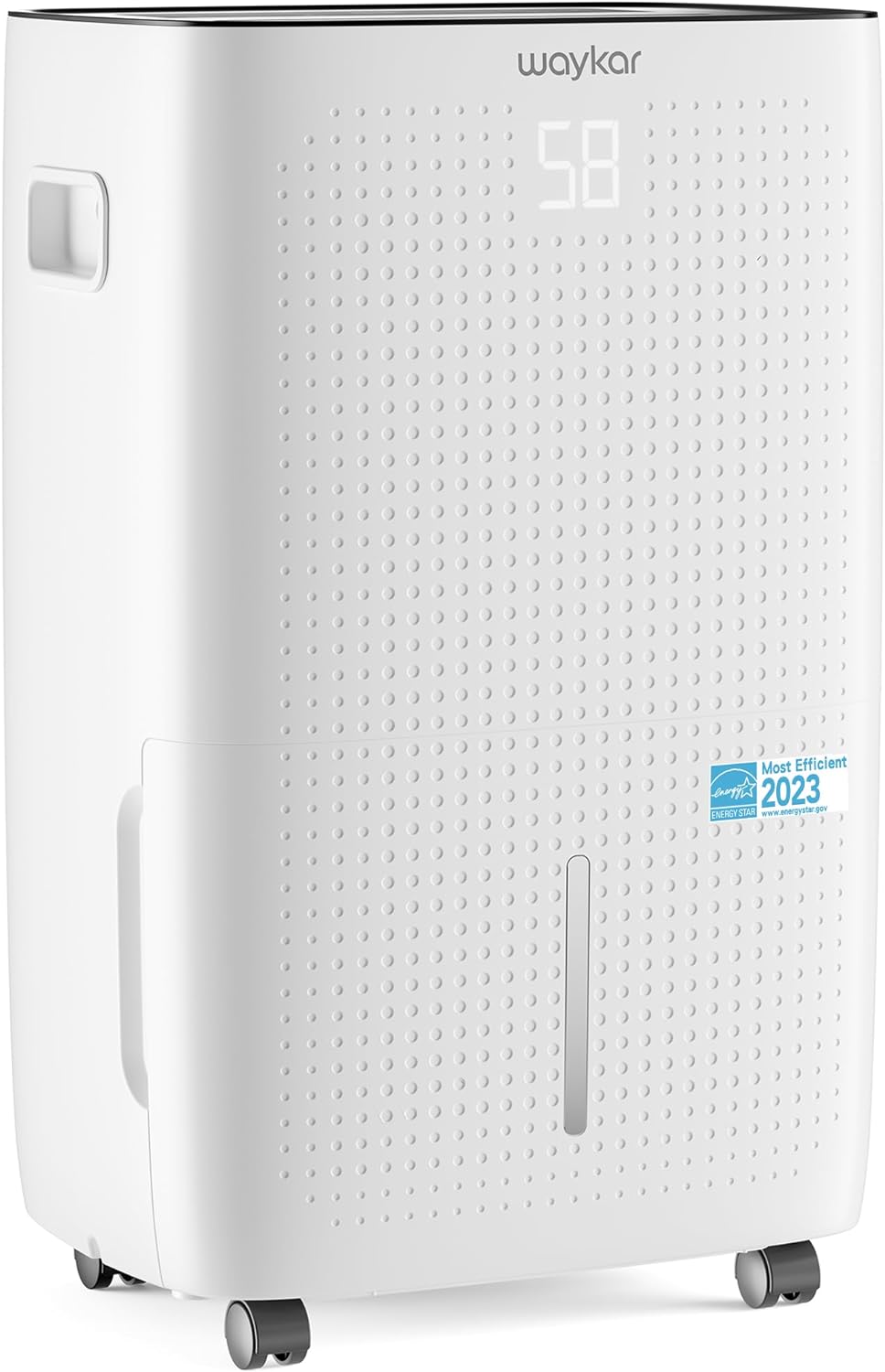 Waykar 2000 Sq. Ft Dehumidifier for Home and Basements, with Auto or Manual Drainage, 0.66 Gallon Water Tank Capacity wourant