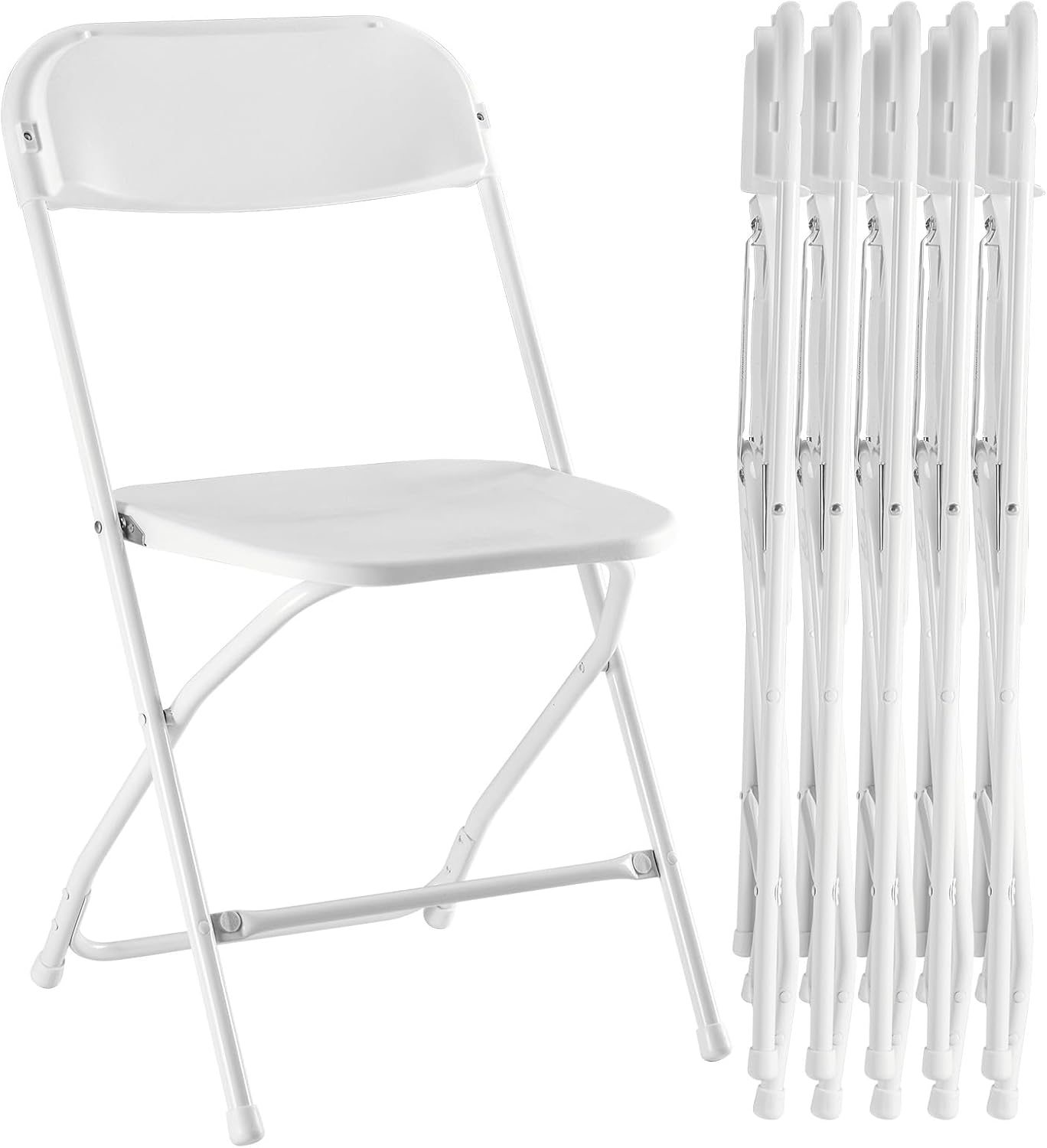 Sweetcrispy Folding Chair 12 Pack, Leather Padded Folding Chairs, Sturdy Metal Foldable Chairs wourant