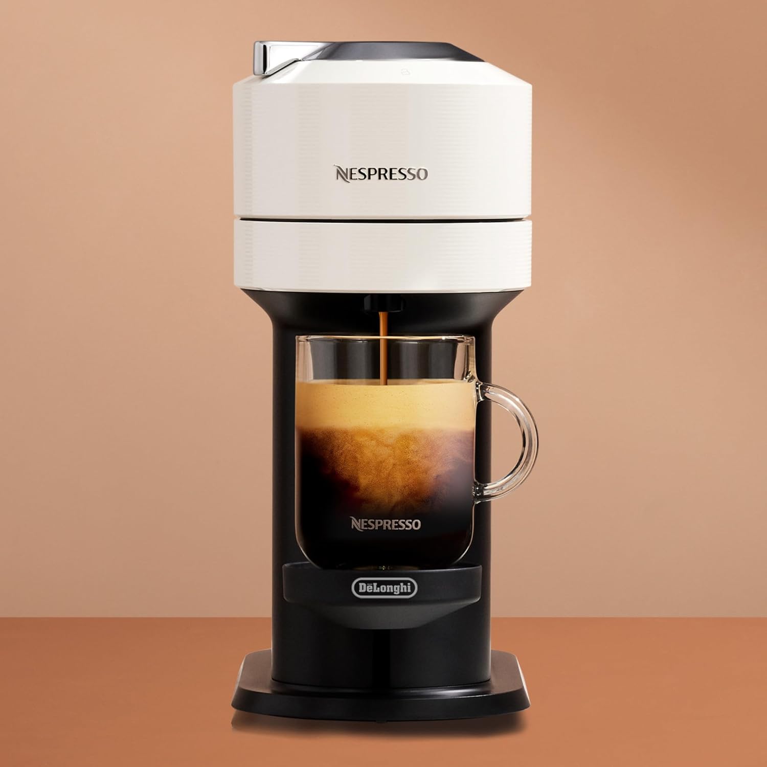Nespresso Vertuo Next Coffee and Espresso Maker by De'Longhi, White wourant