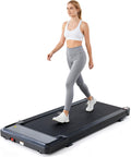 Sweetcrispy Compact Treadmill for Small Spaces Quiet Under Desk Walking Pad Slim wourant
