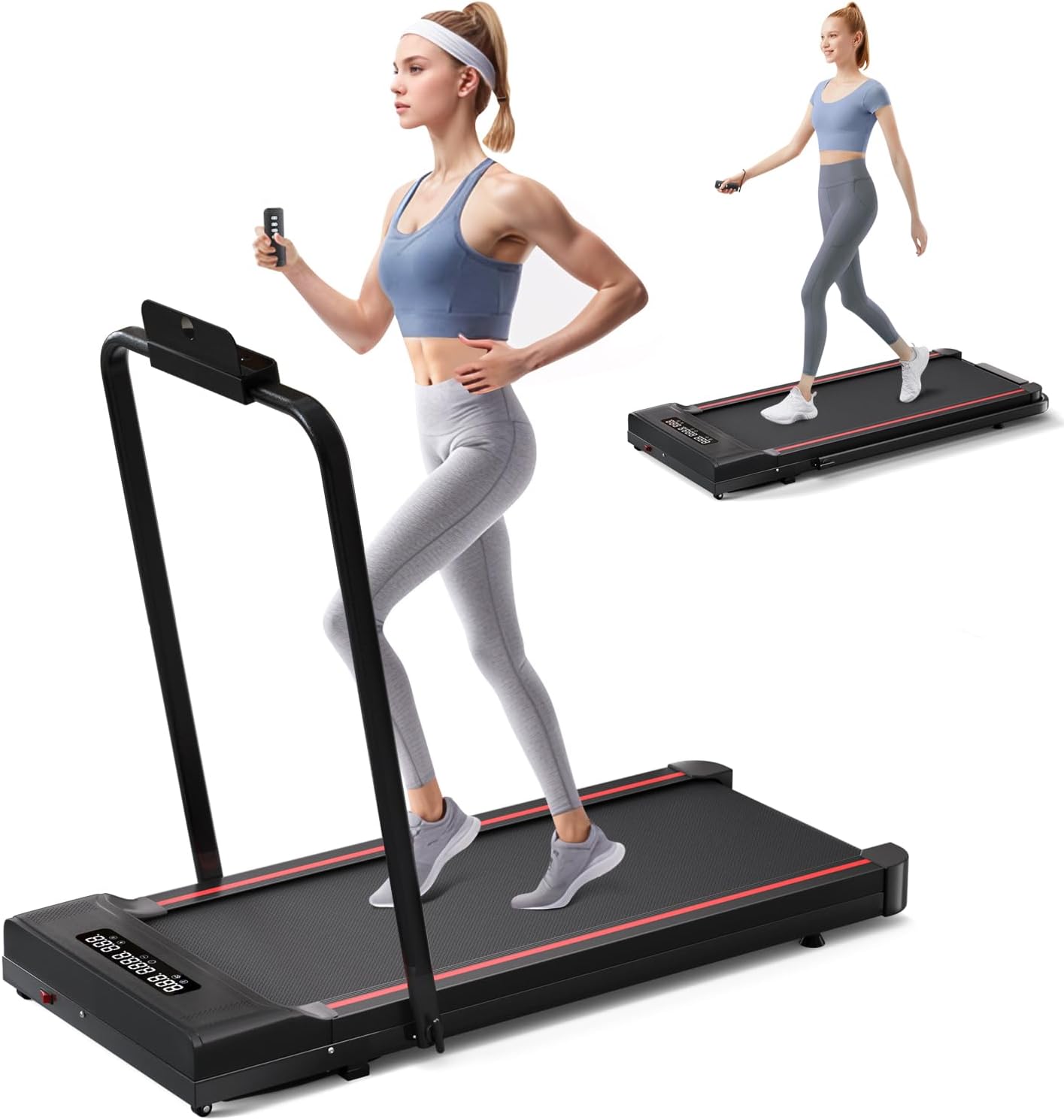 Sperax Walking Vibration Pad with APP, 3 in 1 Under Desk Treadmill, 2.5HP Low Noise Walking Treadmill Pad with Remote Control,Portable Treadmills for Home Office wourant