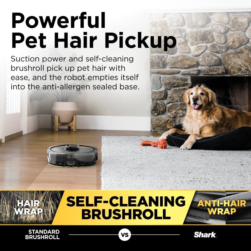 Robot Vacuum & Mop Combo, Powerful Suction, Matrix Plus, 60-Day Debris Capacity, HEPA Bagless Self Empty Base, Sonic Mopping, Home Mapping for Pet Hair - Carpets & Hardfloor, AV2610WA wourant